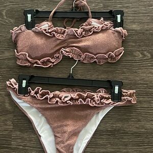 Designer Bandeau Style Bikini Set